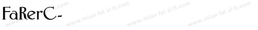 FaRerC字体转换