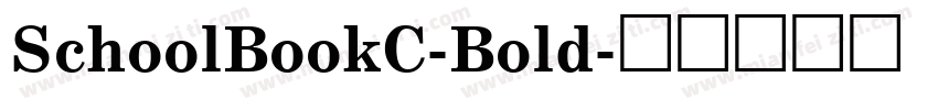 SchoolBookC-Bold字体转换