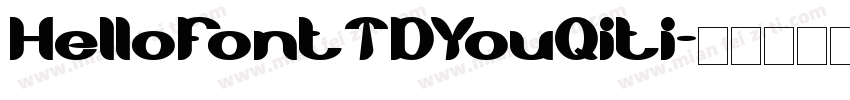 HelloFontTDYouQiti字体转换