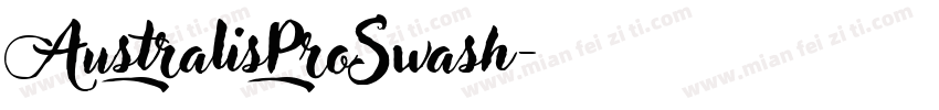 AustralisProSwash字体转换