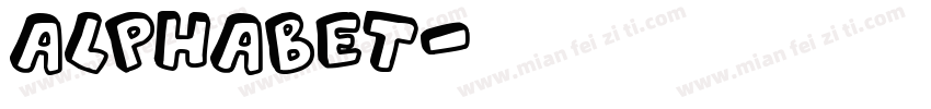 Alphabet字体转换