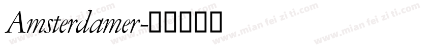 Amsterdamer字体转换