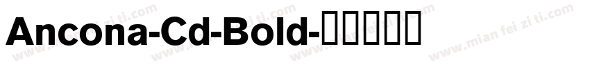 Ancona-Cd-Bold字体转换