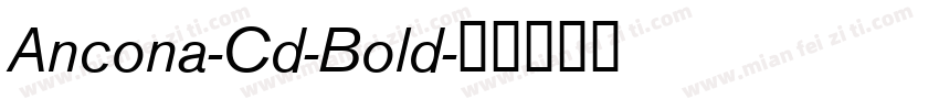 Ancona-Cd-Bold字体转换