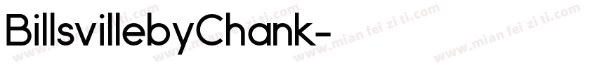 BillsvillebyChank字体转换