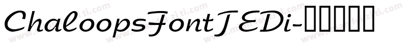 ChaloopsFontTEDi字体转换