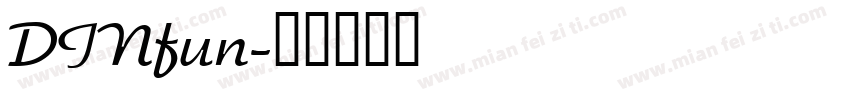 DINfun字体转换