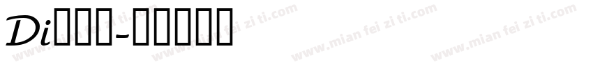 Di挡不住字体转换