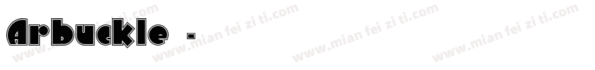 Arbuckle字体字体转换