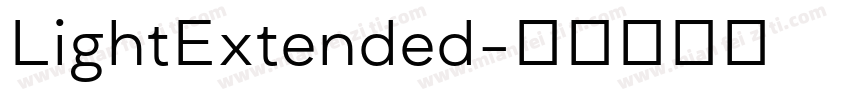LightExtended字体转换