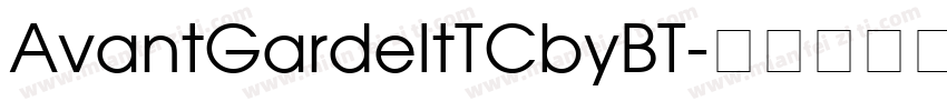 AvantGardeItTCbyBT字体转换