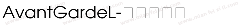 AvantGardeL字体转换