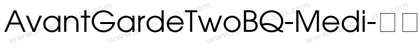 AvantGardeTwoBQ-Medi字体转换
