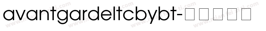 avantgardeltcbybt字体转换