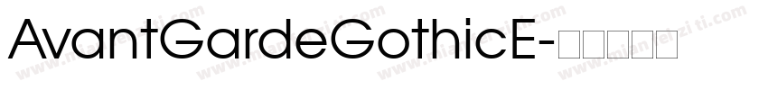 AvantGardeGothicE字体转换