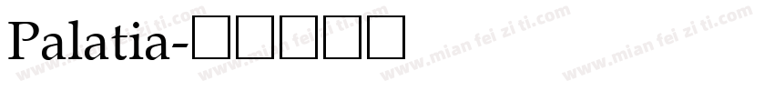 Palatia字体转换