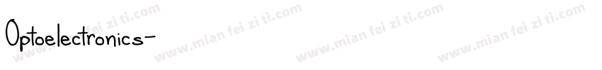 Optoelectronics字体转换
