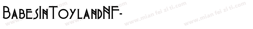 BabesInToylandNF字体转换