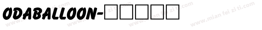 OdaBalloon字体转换