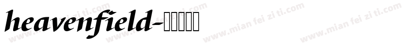 heavenfield字体转换