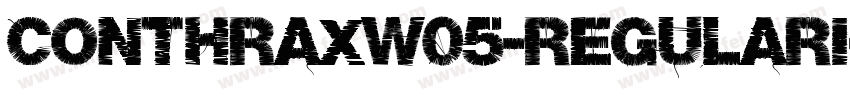 ConthraxW05-RegularI字体转换