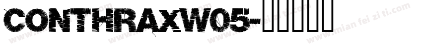 ConthraxW05字体转换