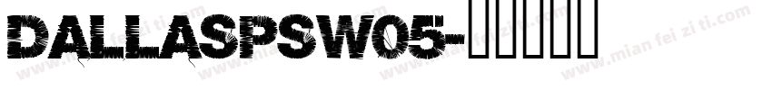 DallasPSW05字体转换