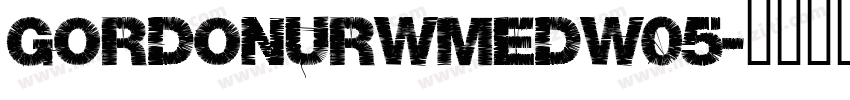 GordonURWMedW05字体转换
