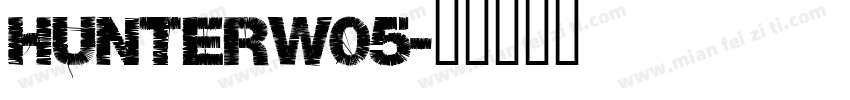 HunterW05字体转换