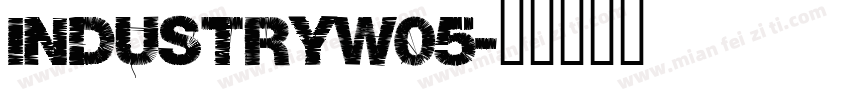 IndustryW05字体转换