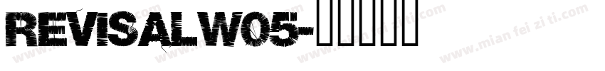 RevisalW05字体转换