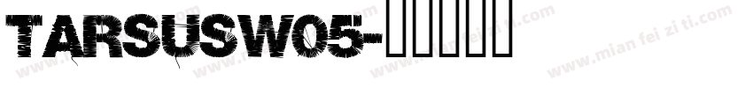 TarsusW05字体转换