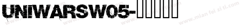 UniwarsW05字体转换