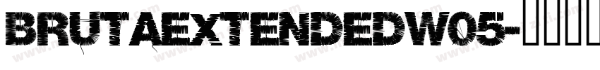 brutaextendedw05字体转换
