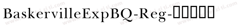 BaskervilleExpBQ-Reg字体转换