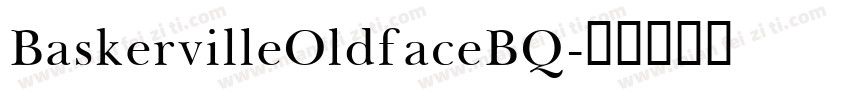BaskervilleOldfaceBQ字体转换