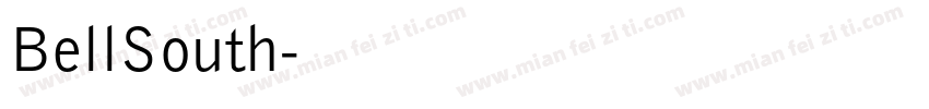 BellSouth字体转换