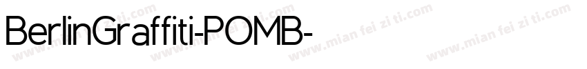 BerlinGraffiti-POMB字体转换
