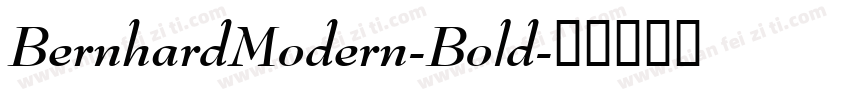 BernhardModern-Bold字体转换