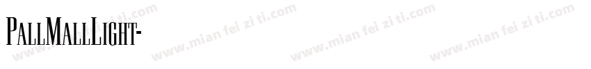 PallMallLight字体转换