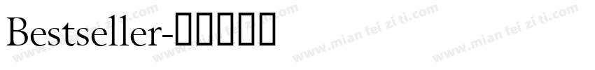 Bestseller字体转换