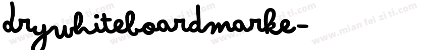 DryWhiteboardMarke字体转换