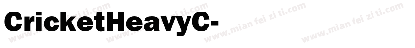 CricketHeavyC字体转换