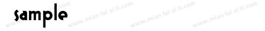宋体sample字体转换