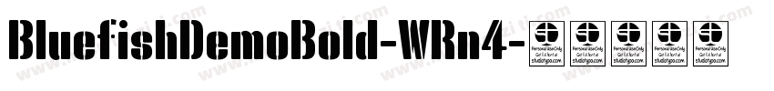 BluefishDemoBold-WRn4字体转换