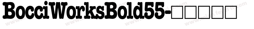 BocciWorksBold55字体转换