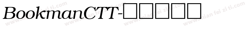 BookmanCTT字体转换