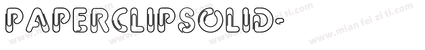 PaperClipSolid字体转换