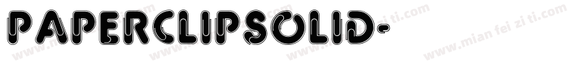 PaperClipSolid字体转换