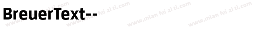 BreuerText-字体转换